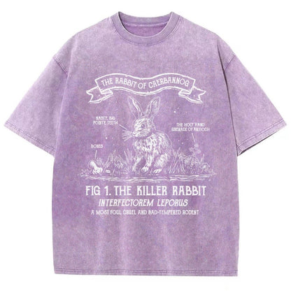 The Rabbit of Mysterious Place Vintage Distressed T-shirt
