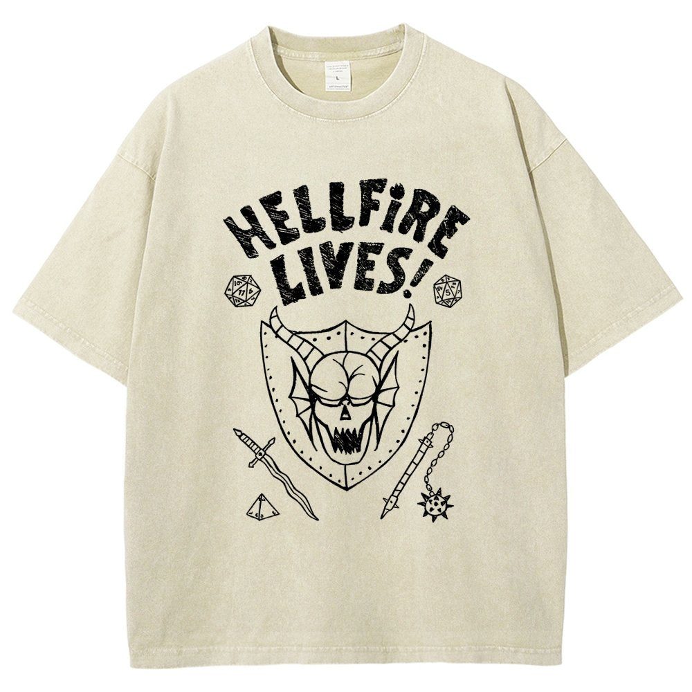 Hellfire Lives Vintage Distressed T-shirt