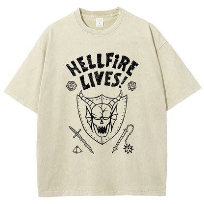 Hellfire Lives Vintage Distressed T-shirt