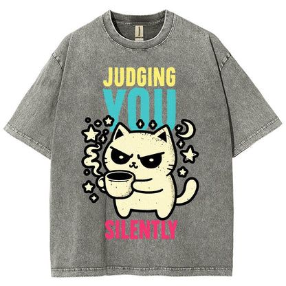 Judging You Vintage Distressed T-shirt