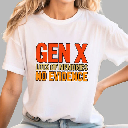 Gen-X Lots Of Memories Geek T-Shirt
