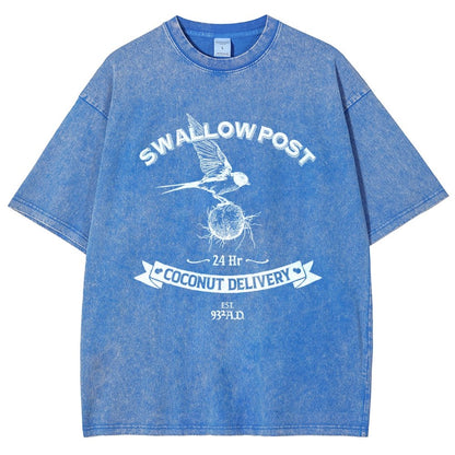 Swallow Post Vintage Distressed T-shirt