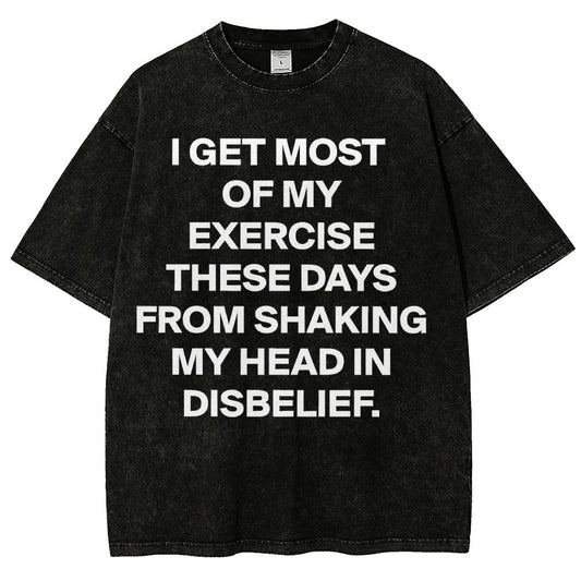 Shaking My Head Sarcastic Vintage Distressed T-shirt