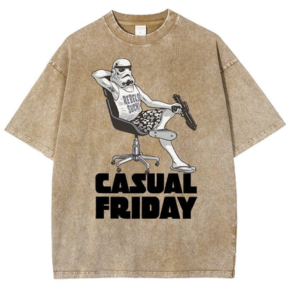 Casual Friday Vintage Distressed T-shirt