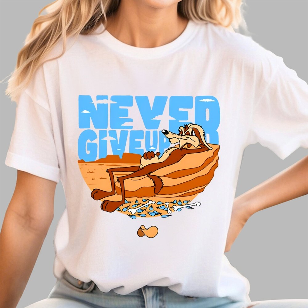Never Give Up Geek T-Shirt
