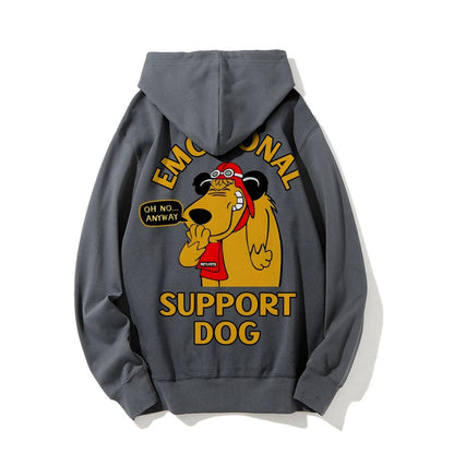 Support Or Not? Printed Back Unisex Cotton Hoodie