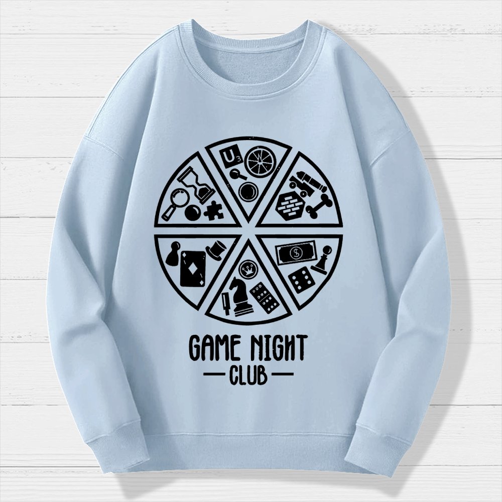 Game Night Club Geek Cotton Sweatshirt