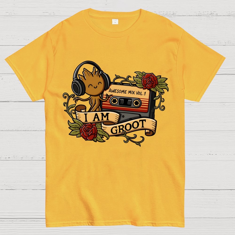 Awesome Mix Tape Tattoo Geek T-Shirt