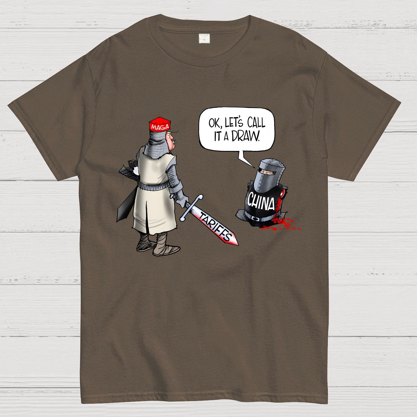 The Holy Grail Tariffs Geek T-Shirt