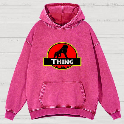 Thing Vintage Distressed Hoodie