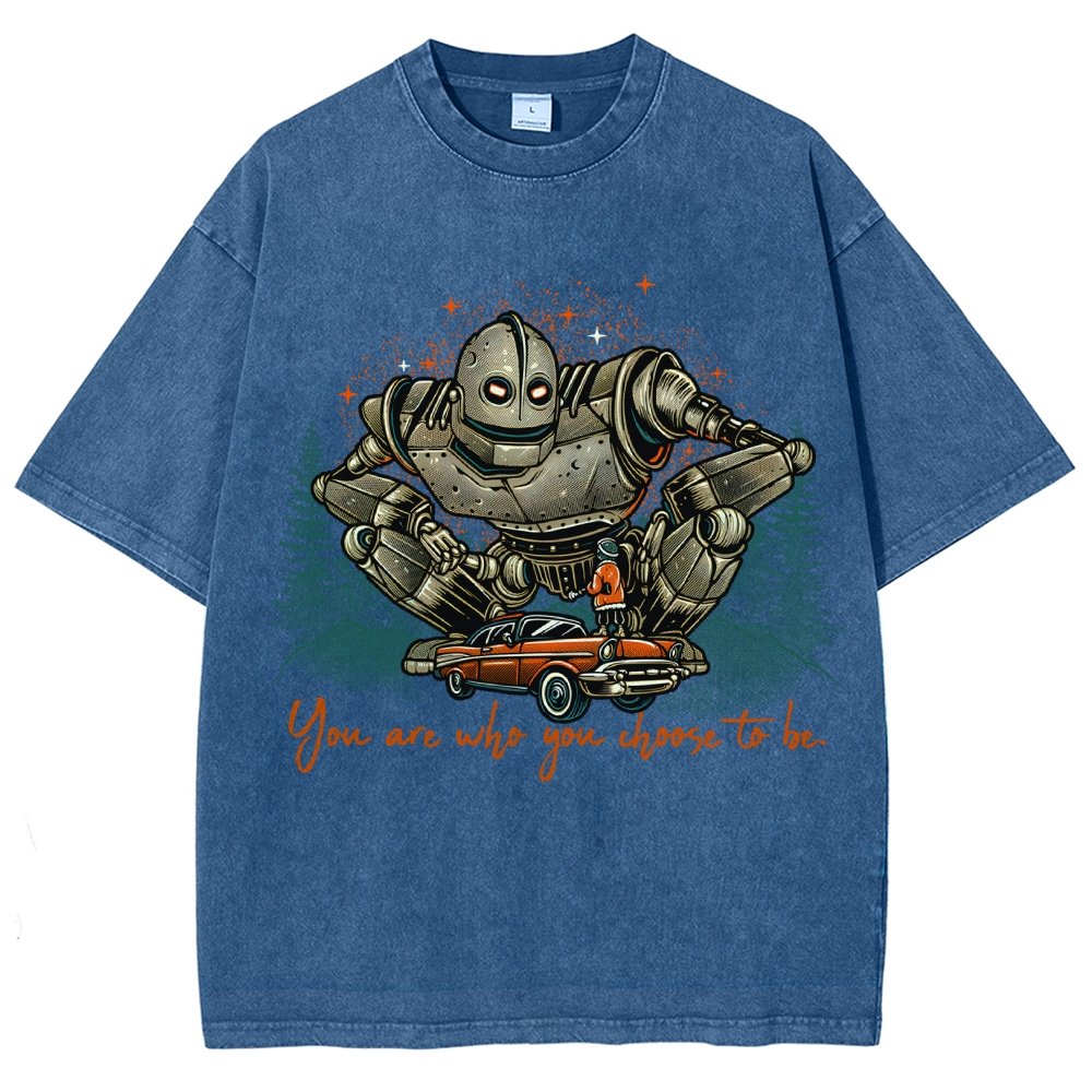 You Are Who You Choose To Be Vintage Distressed T-shirt