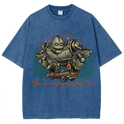You Are Who You Choose To Be Vintage Distressed T-shirt