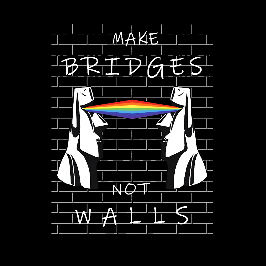Make bridges, not walls Geek T-Shirt
