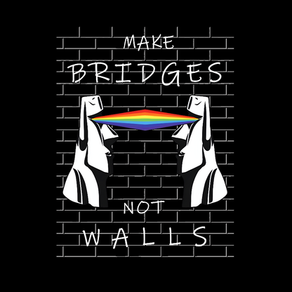 Make bridges, not walls Geek T-Shirt
