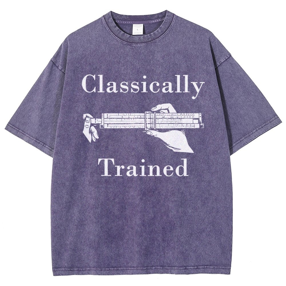 Slide Rule Classically Trained Vintage Distressed T-shirt