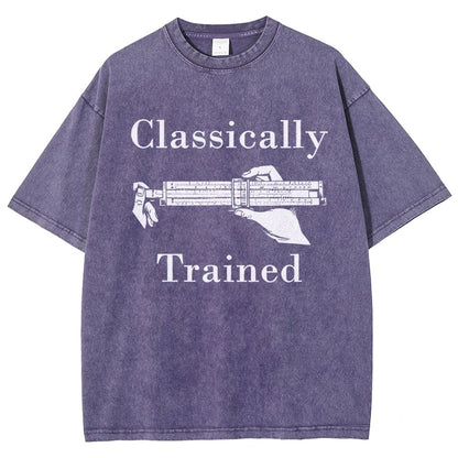 Slide Rule Classically Trained Vintage Distressed T-shirt