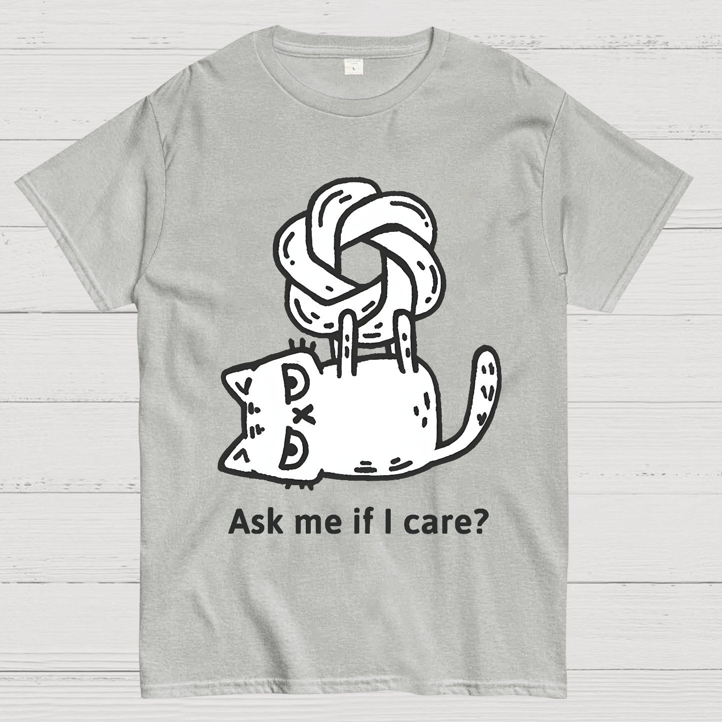 catGPT: Ask me if I care ？Geek T-Shirt