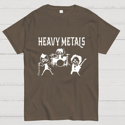 Saying Heavy Metals Rocks Chemistry Geeky T-Shirt