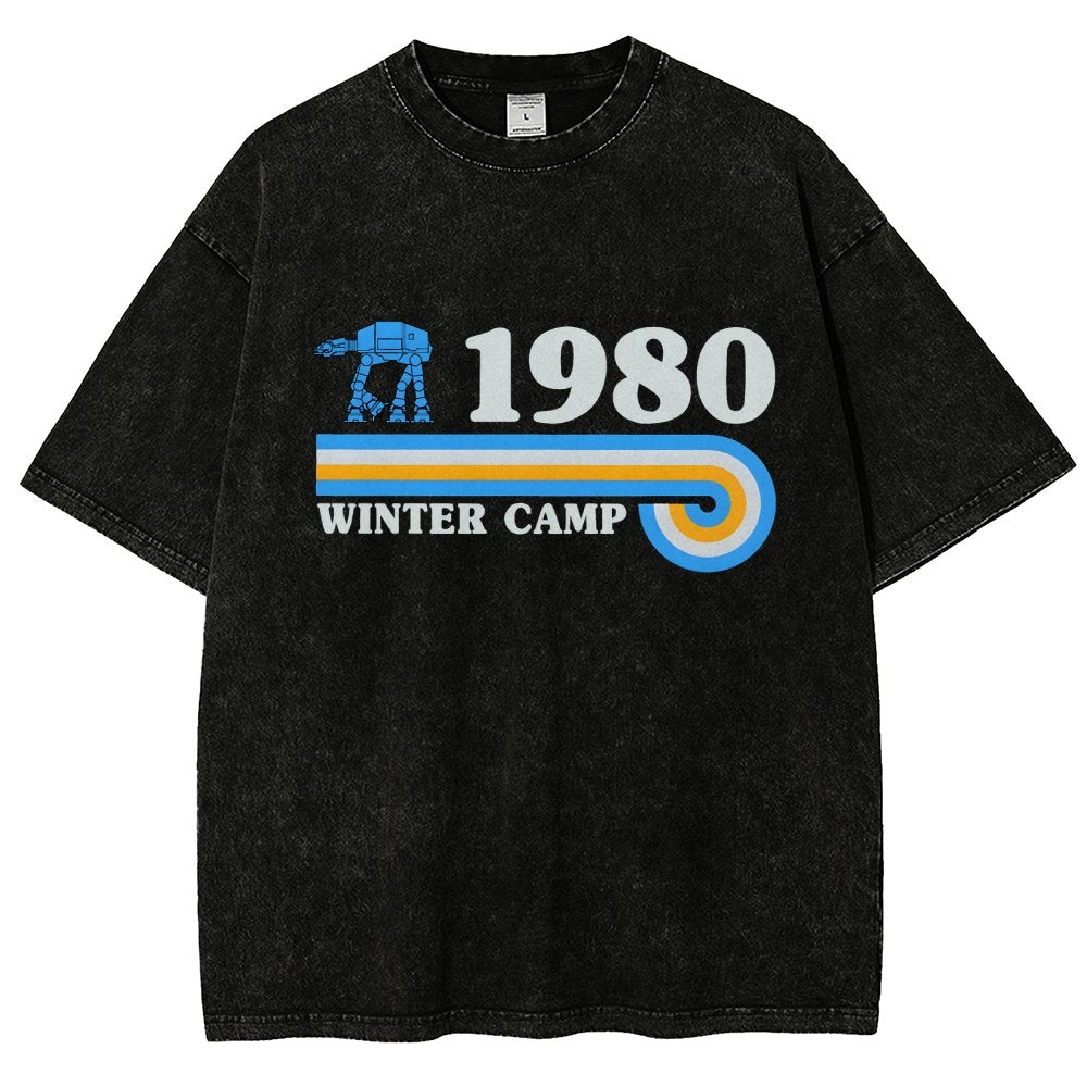 Winter Camp Vintage Distressed T-shirt