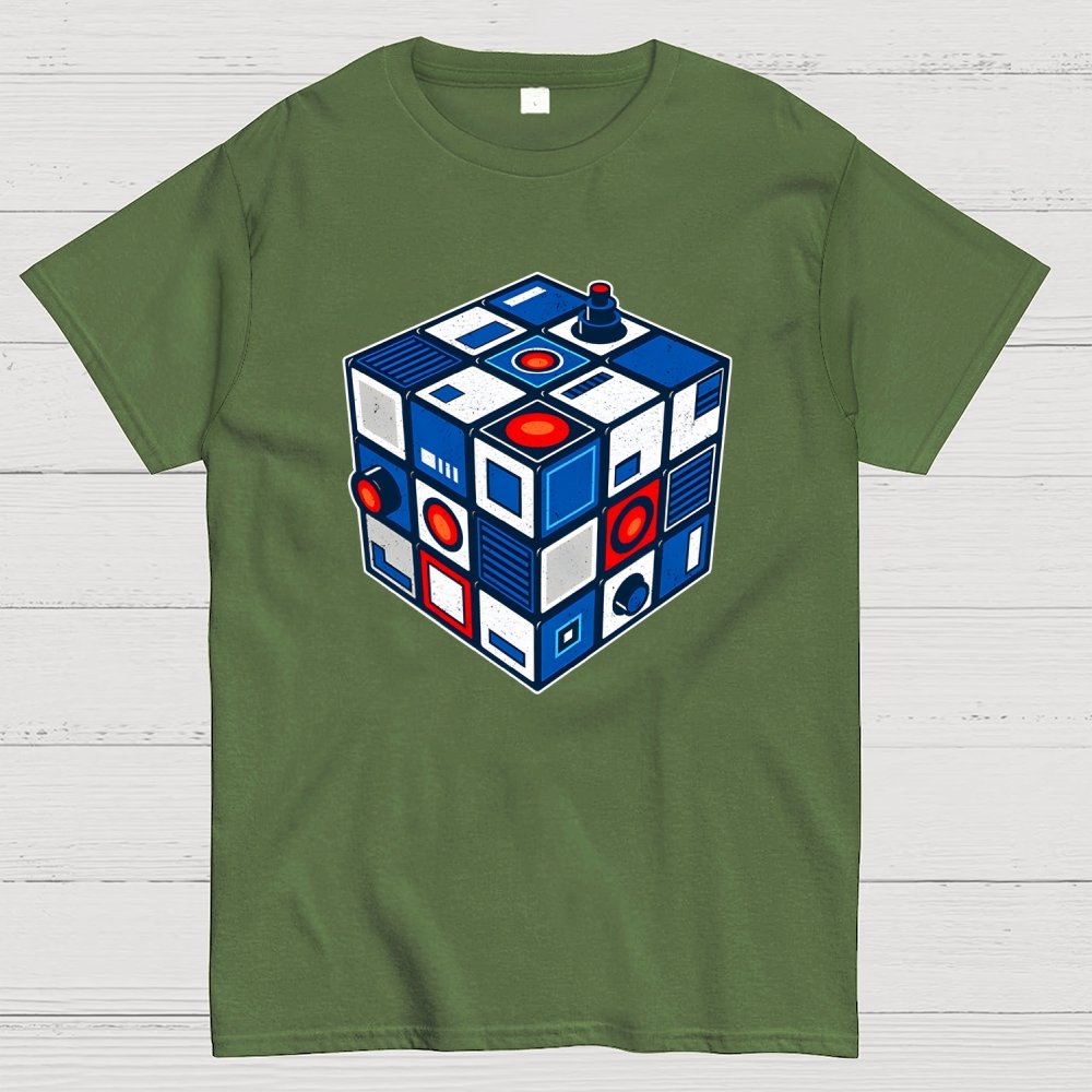 Droid Cube Geek T-Shirt