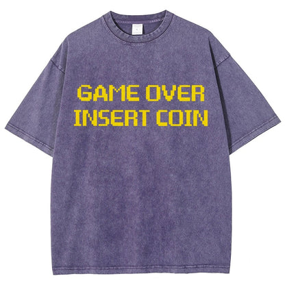 Game Over Vintage Distressed T-shirt