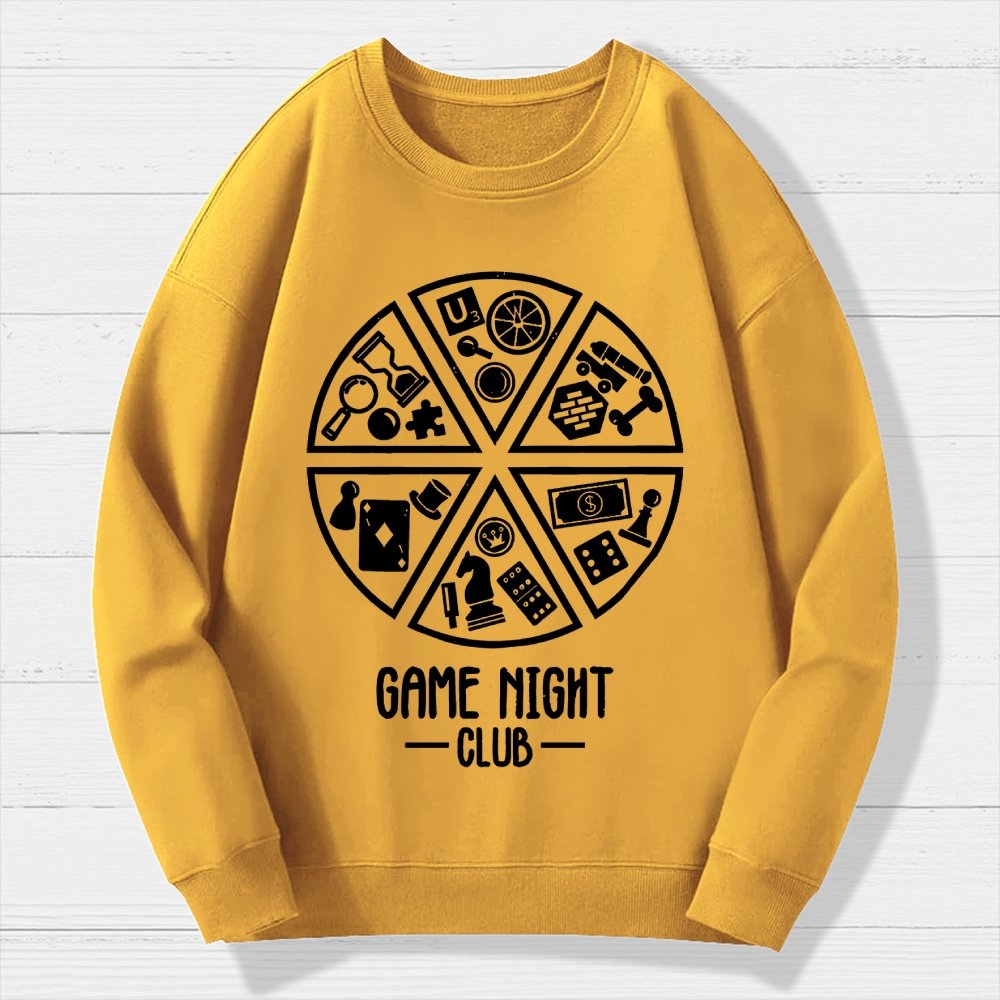 Game Night Club Geek Cotton Sweatshirt