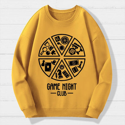 Game Night Club Geek Cotton Sweatshirt