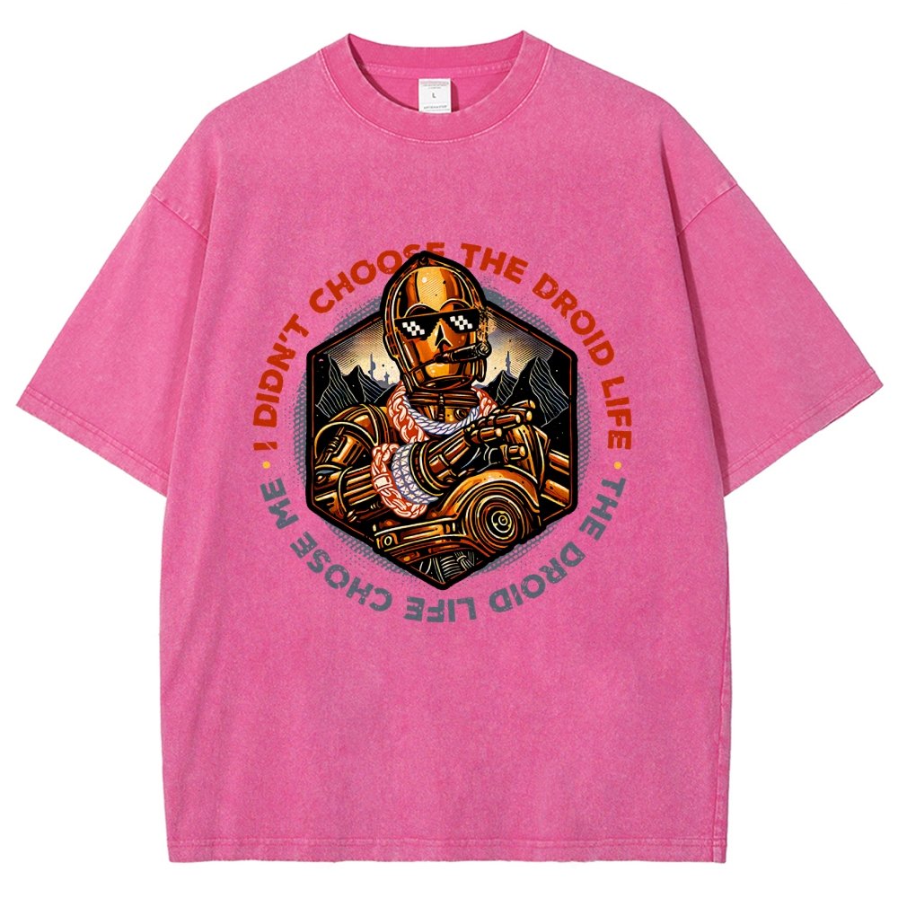 The Robot Life Vintage Distressed T-shirt