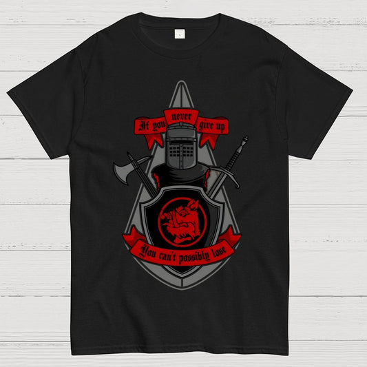 Never Give Up Geek T-Shirt