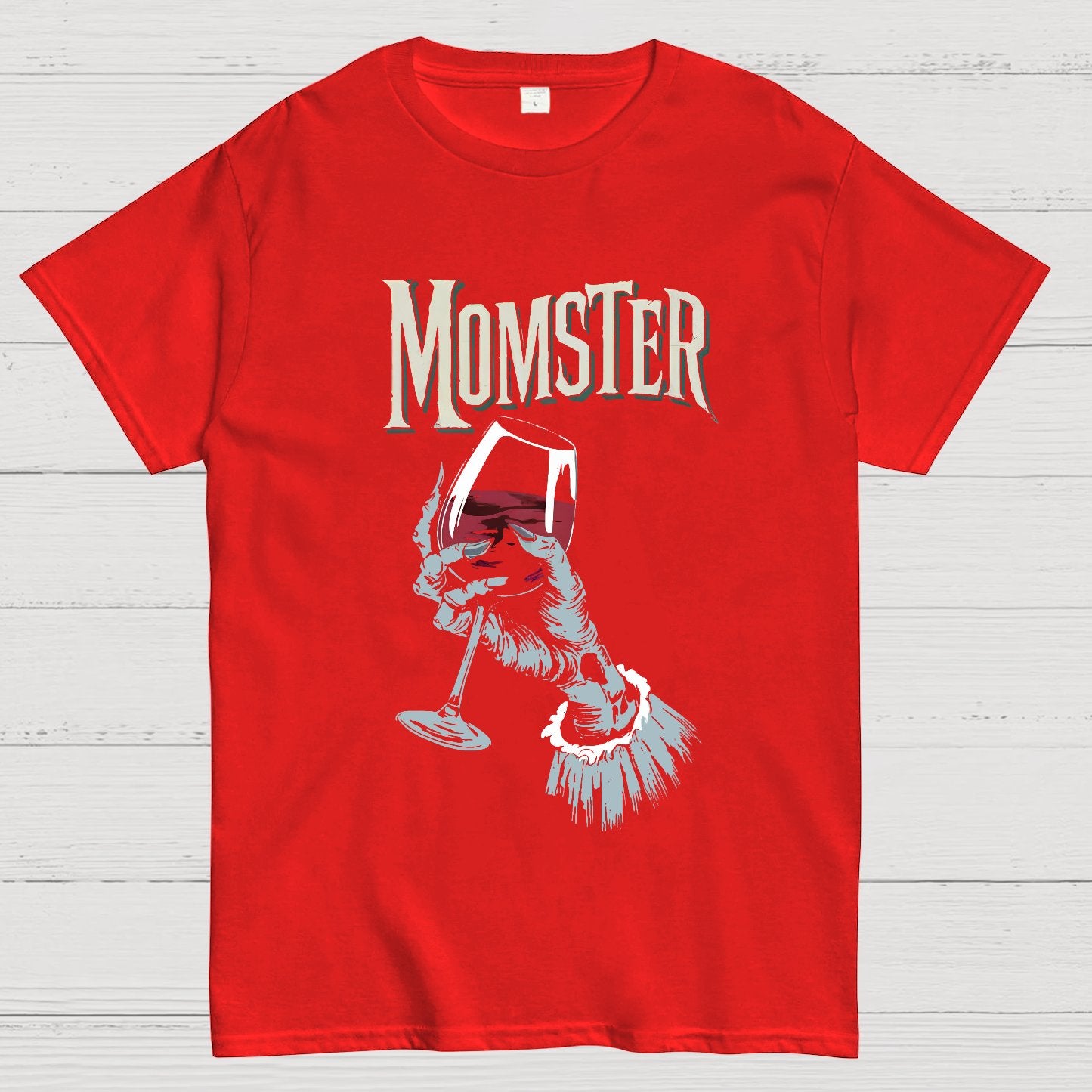 Funny Momster Design Halloween Art Geek T-Shirt