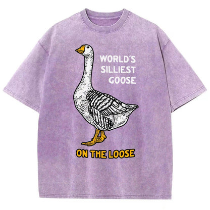 World's Silliest Goose Vintage Distressed T-shirt