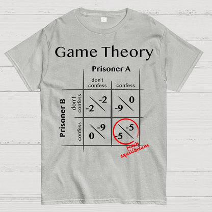 Game Theory - Nash equilibrium Geek T-Shirt
