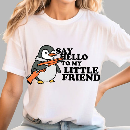 Say Hello To My Little Friend! Unisex Geek T-Shirt