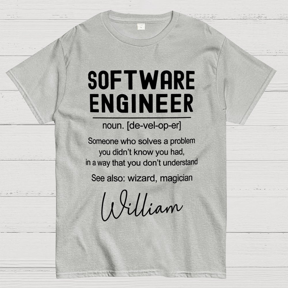 Software Engineer Geek T-Shirt