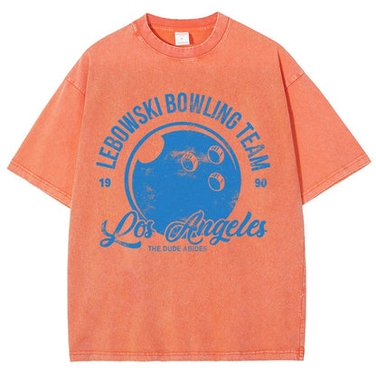 Bowling Enthusiasts Vintage Distressed T-shirt