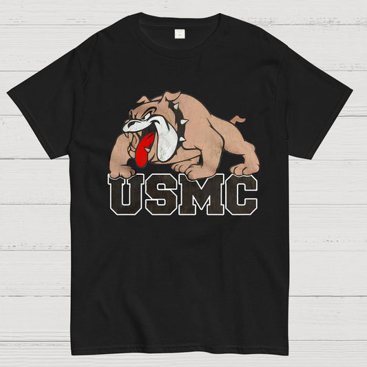 Bulldog USMC Geek T-Shirt