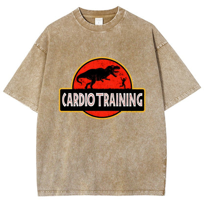 Cardio Training Vintage Distressed T-shirt