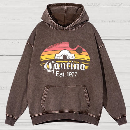 1977 Bistro Vintage Distressed Hoodie