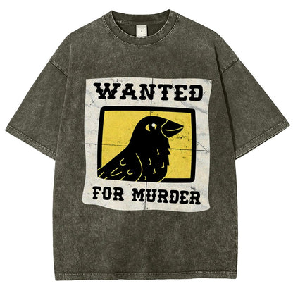 Crows Wanted Vintage Distressed T-shirt