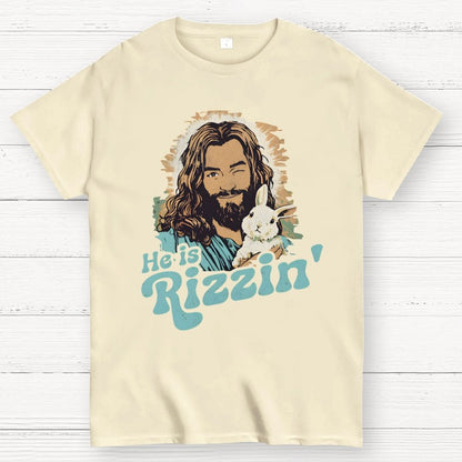 He Is Rizzin' Easter Geek T-Shirt