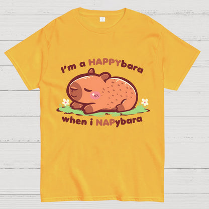 Happybara when I Napybara Geek T-Shirt