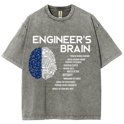 Funny Engineer Vintage Distressed T-shirt