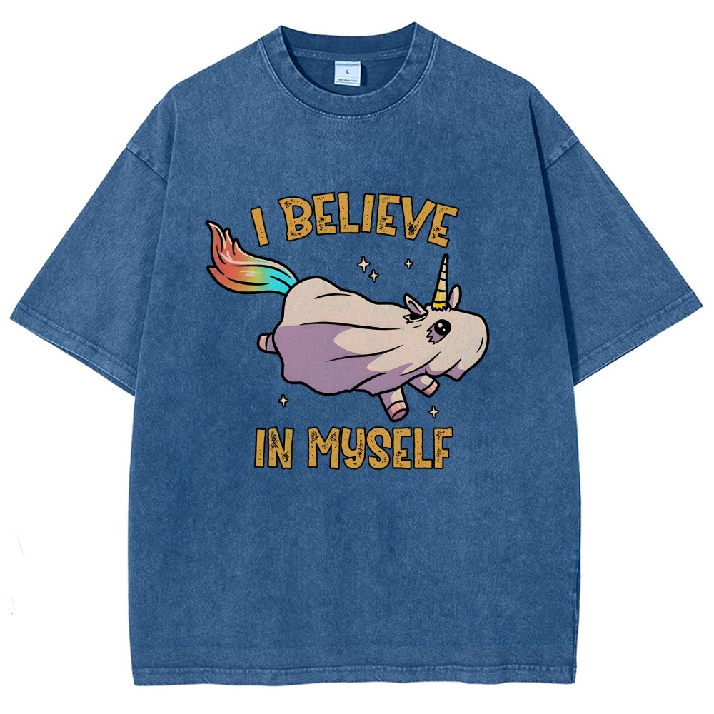 I Believe In Myself Vintage Distressed T-shirt