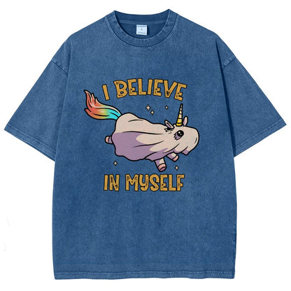 I Believe In Myself Vintage Distressed T-shirt