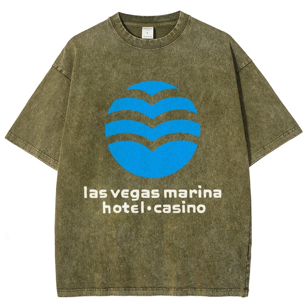 Marina Hotel & Casino - Vintage Las Vegas Vintage Distressed T-shirt