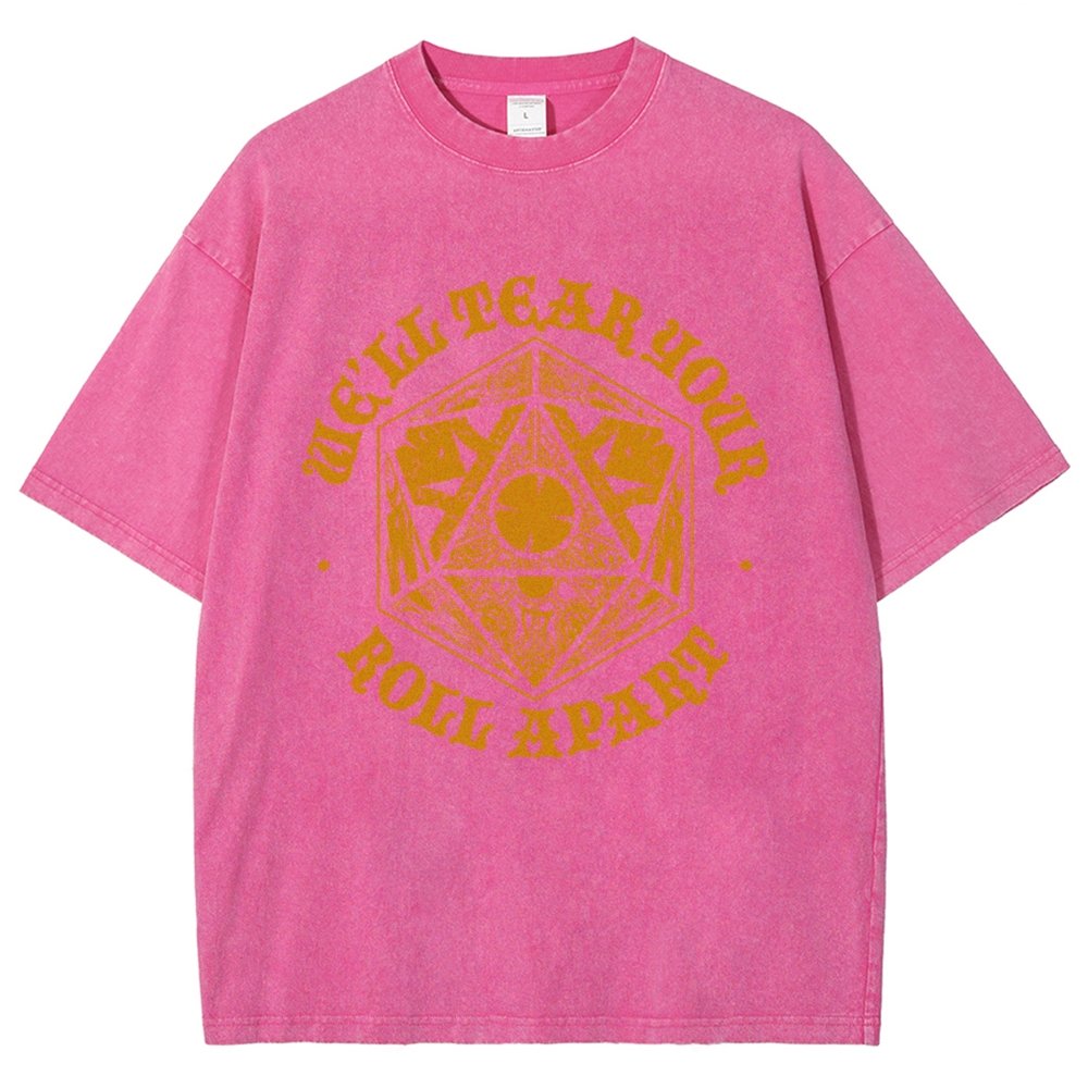 Lament D20 Vintage Distressed T-shirt