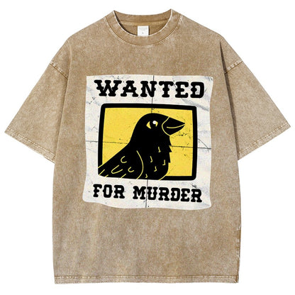 Crows Wanted Vintage Distressed T-shirt