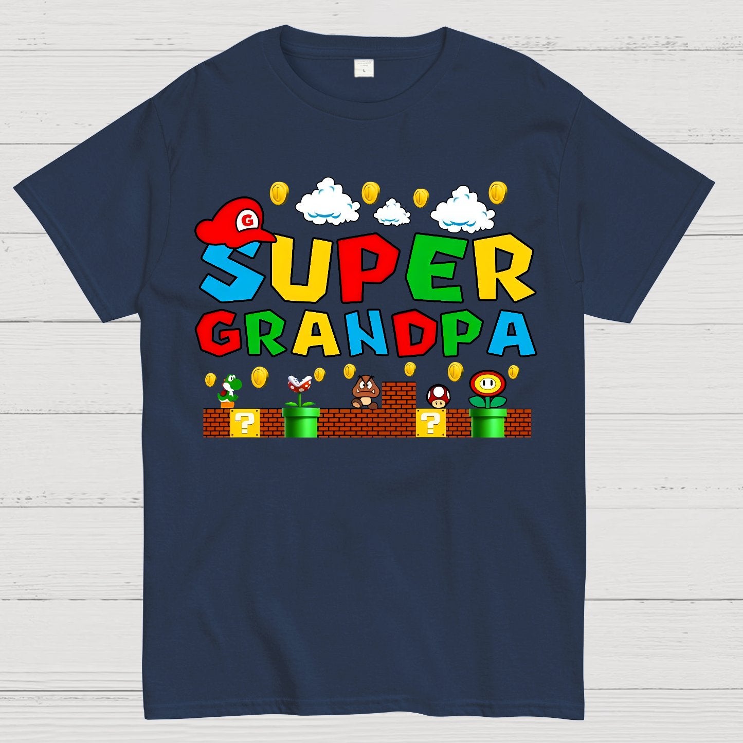 Super Grandpa Geek T-Shirt