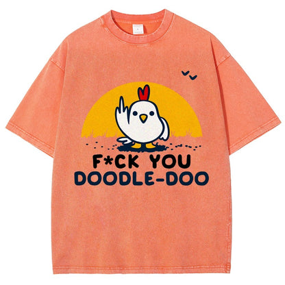 FU Doodle Doo Vintage Distressed T-shirt