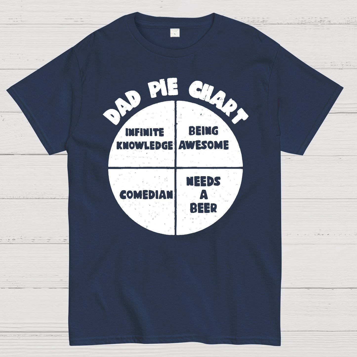Dad Pie Chart Geek T-Shirt